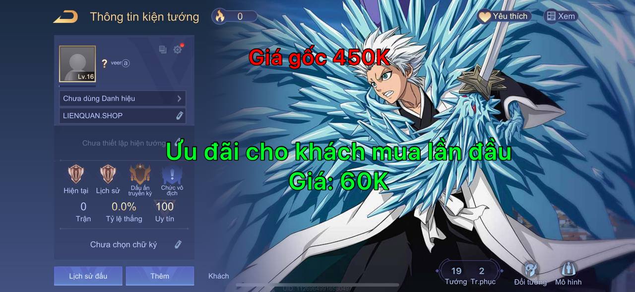 Nick Reg Liên Quân 1