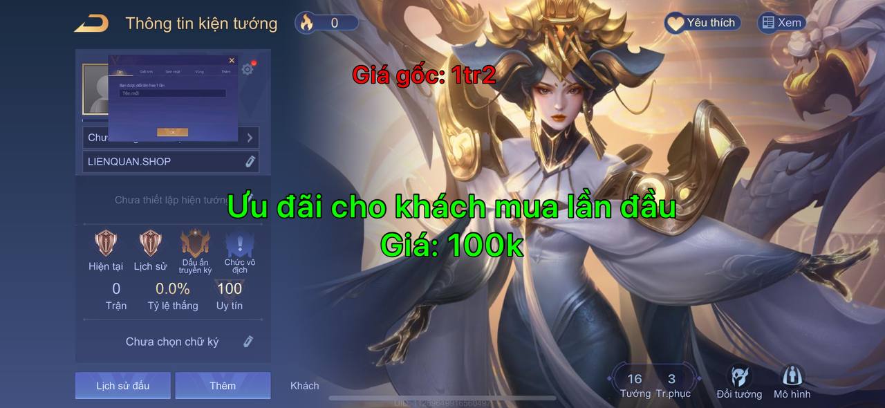 Nick Reg Liên Quân 1