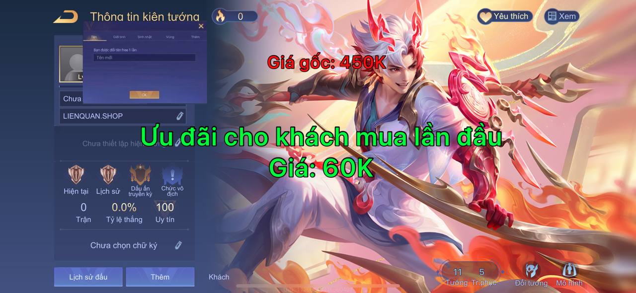 Nick Reg Liên Quân 9